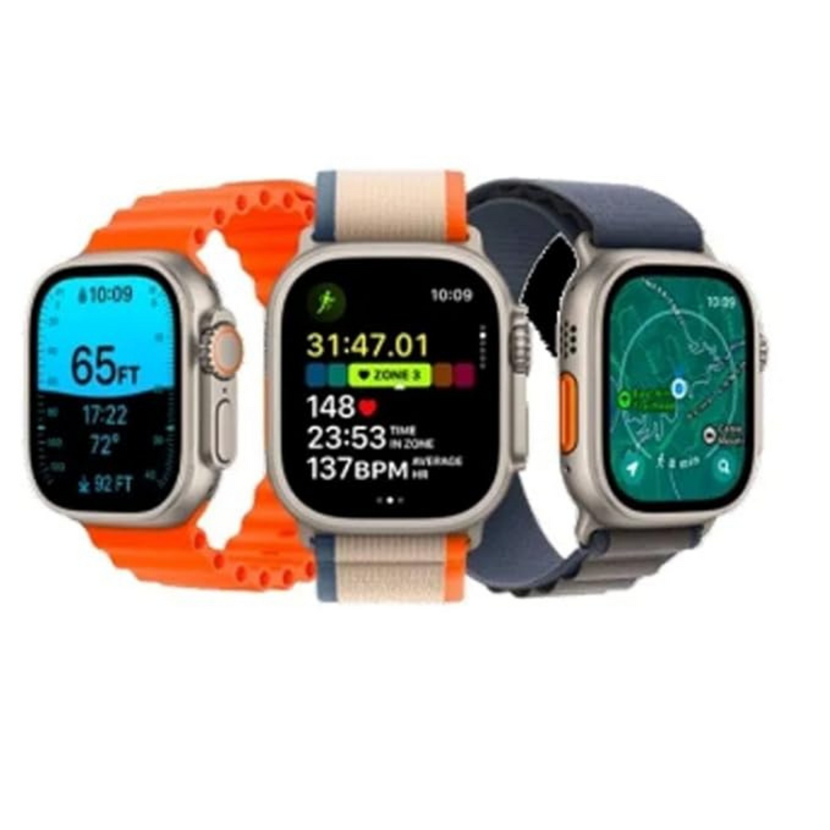 Giftollo 🕘 Ultra 2 Crown Smart Watch with 7 Straps | Bluetooth Calling | Compatible with Android & iOS | Unisex Smartwatch for Men & Women