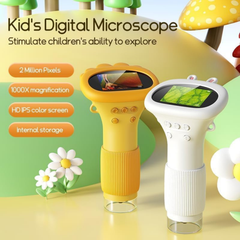 Giftollo Educational Science Digital Microscope Toy | Surprise Gift for Kids with HD Screen & Internal Storage | Explore, Record & Share Discoveries
