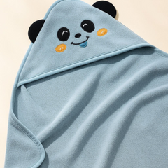 Giftollo Cute Panda Hooded Baby Towel | Keep Your Infant Warm & Cozy After Bath Time with this Plush Fleece Animal Wrap | Perfect Baby Shower Gift