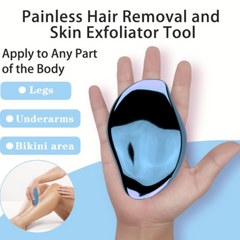 Giftollo Crystal Hair Eraser | Reusable & Painless Hair Removal Tool for Women & Men | Magic Exfoliator for Smooth Skin on Legs, Arms & Bikini Line