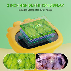 Giftollo Educational Science Digital Microscope Toy | Surprise Gift for Kids with HD Screen & Internal Storage | Explore, Record & Share Discoveries