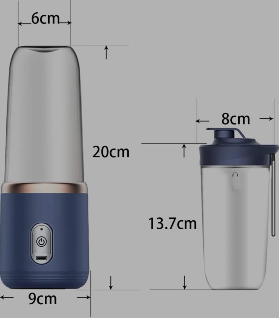 Giftollo Fresh-Go Portable Blender: Your Pocket-Sized Smoothie Ninja!