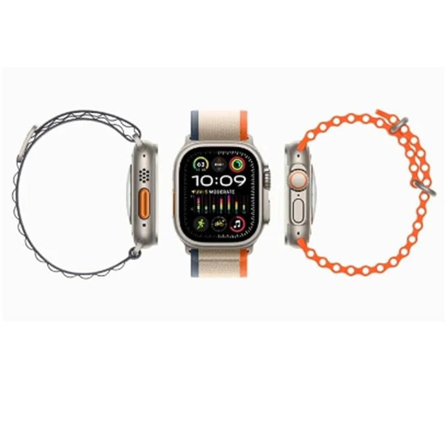 Giftollo 🕘 Ultra 2 Crown Smart Watch with 7 Straps | Bluetooth Calling | Compatible with Android & iOS | Unisex Smartwatch for Men & Women