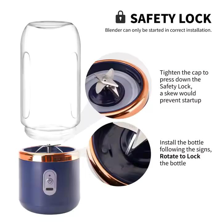 Giftollo Fresh-Go Portable Blender: Your Pocket-Sized Smoothie Ninja!
