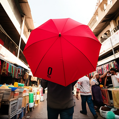 Giftollo Unique Wine Bottle Shaped Umbrella | The Perfect Quirky Gift for Any Occasion | Stylish & Compact Folding Umbrella for Rain or Sun