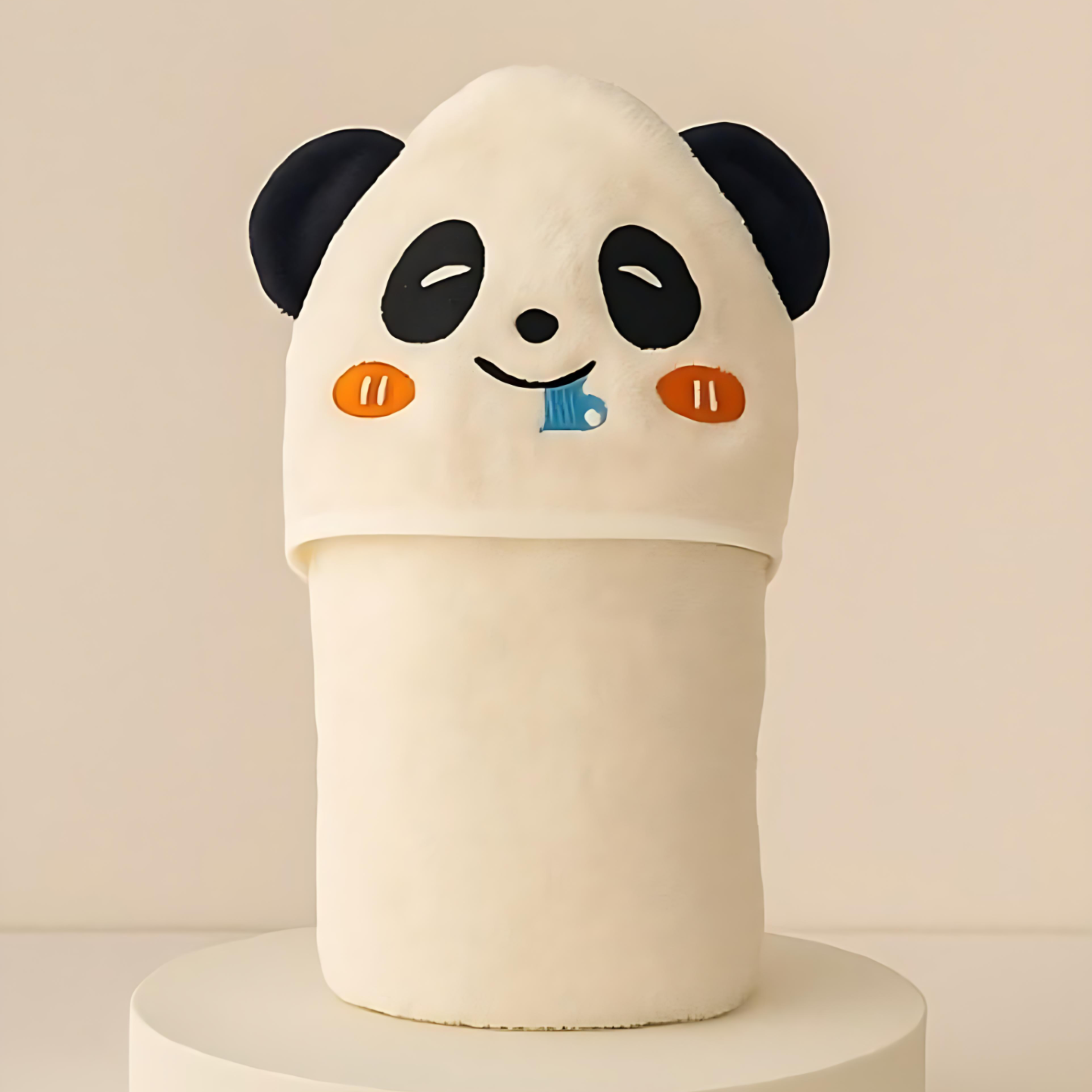 Giftollo Cute Panda Hooded Baby Towel | Keep Your Infant Warm & Cozy After Bath Time with this Plush Fleece Animal Wrap | Perfect Baby Shower Gift