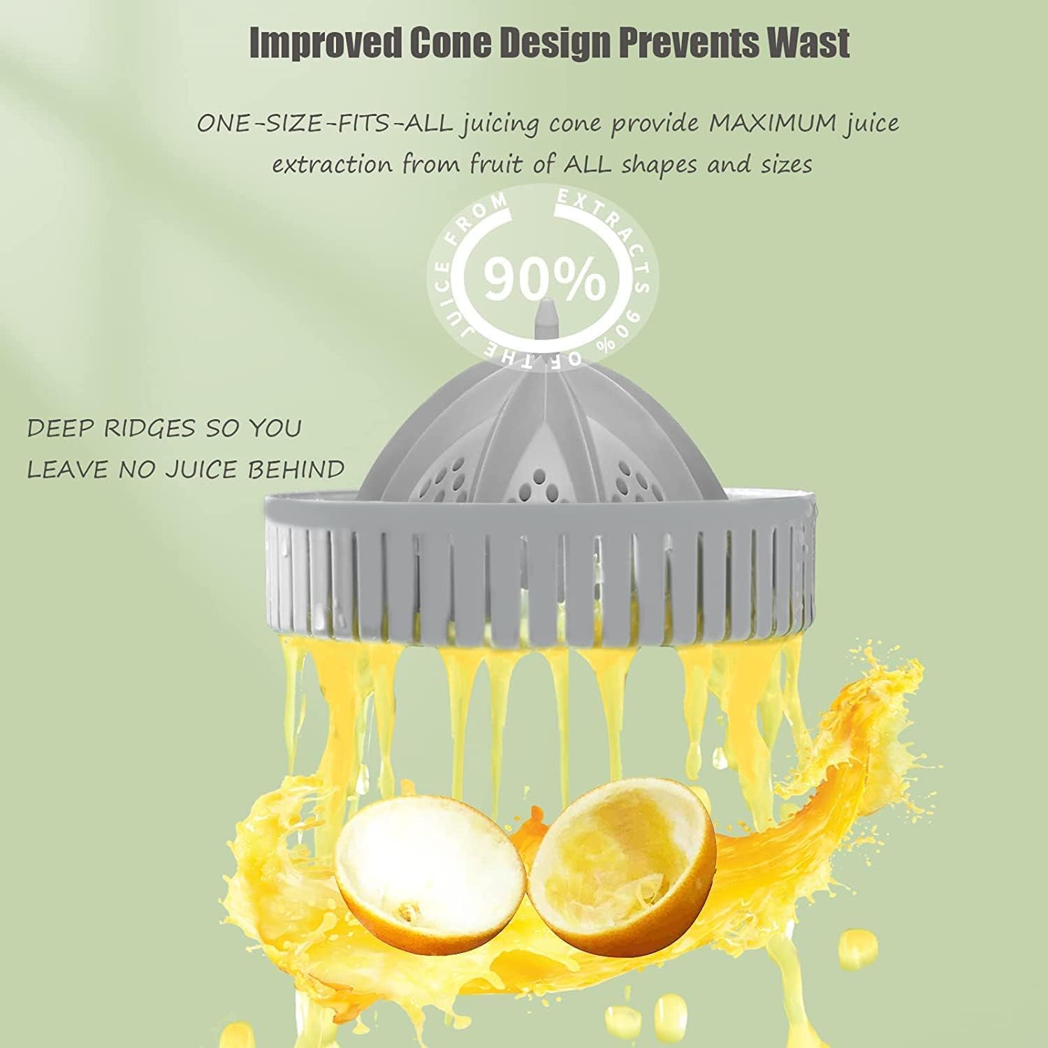 Giftollo Portable Electric Citrus Juicer, USB Rechargeable Machine for Fresh Orange & Mosambi Juice | 90% High Yield