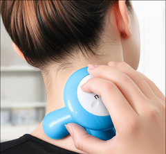 Giftollo 3-Point Handheld Mini Massager | USB Rechargeable Electric Vibrating Tool for Personal Spot Massage | Use on Full Body