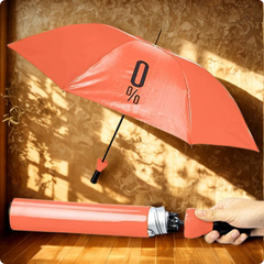 Giftollo Unique Wine Bottle Shaped Umbrella | The Perfect Quirky Gift for Any Occasion | Stylish & Compact Folding Umbrella for Rain or Sun
