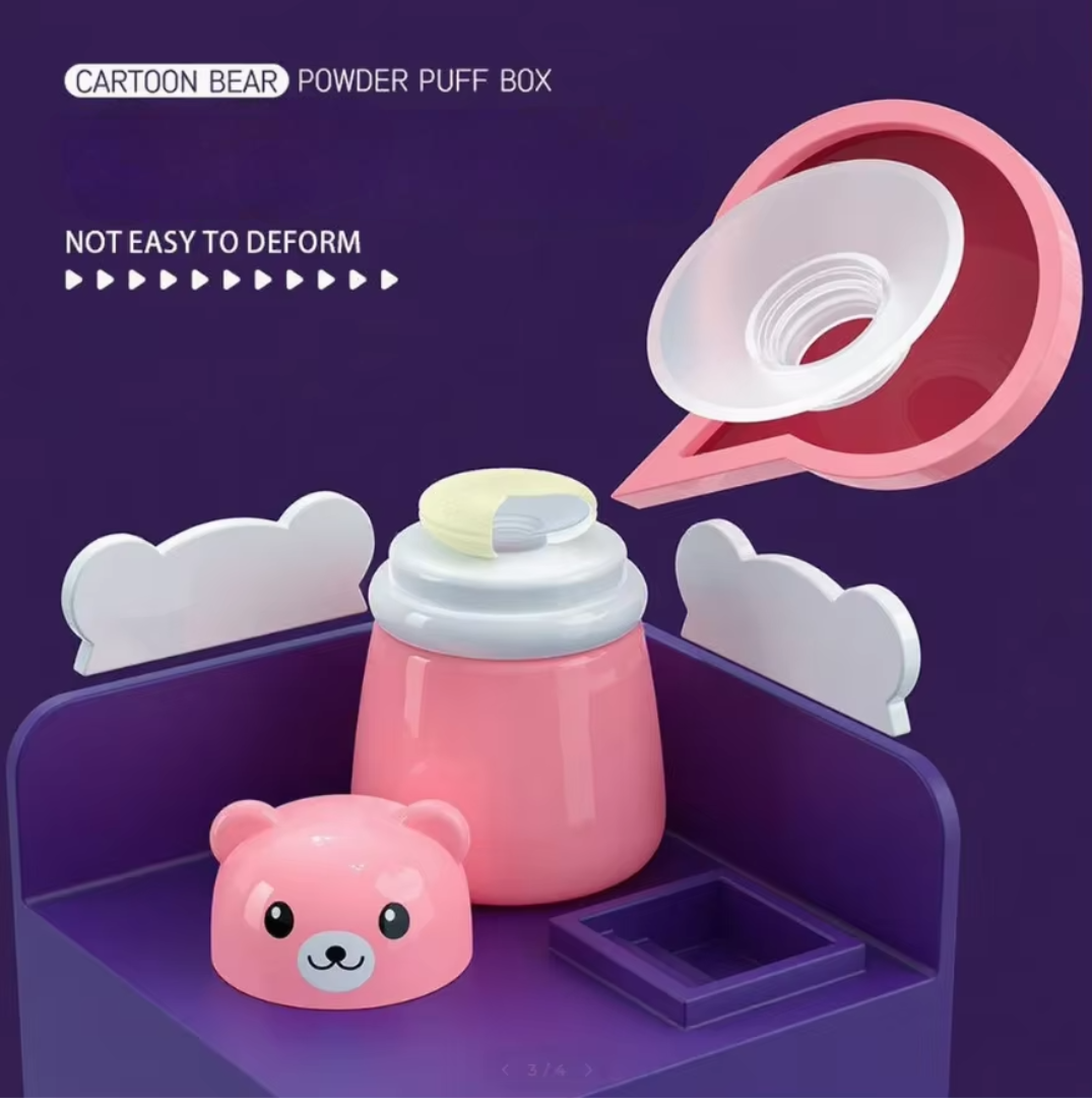 Giftollo Beary-Soft Baby Powder Puff Case: Puffs of Cuteness!